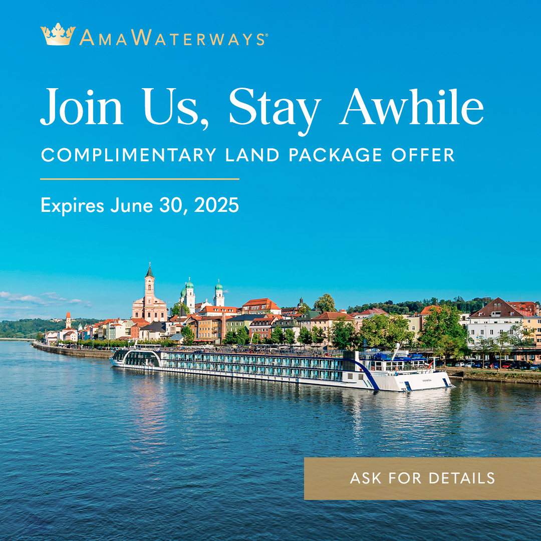 AmaWaterways Complimentary Land Package Offer