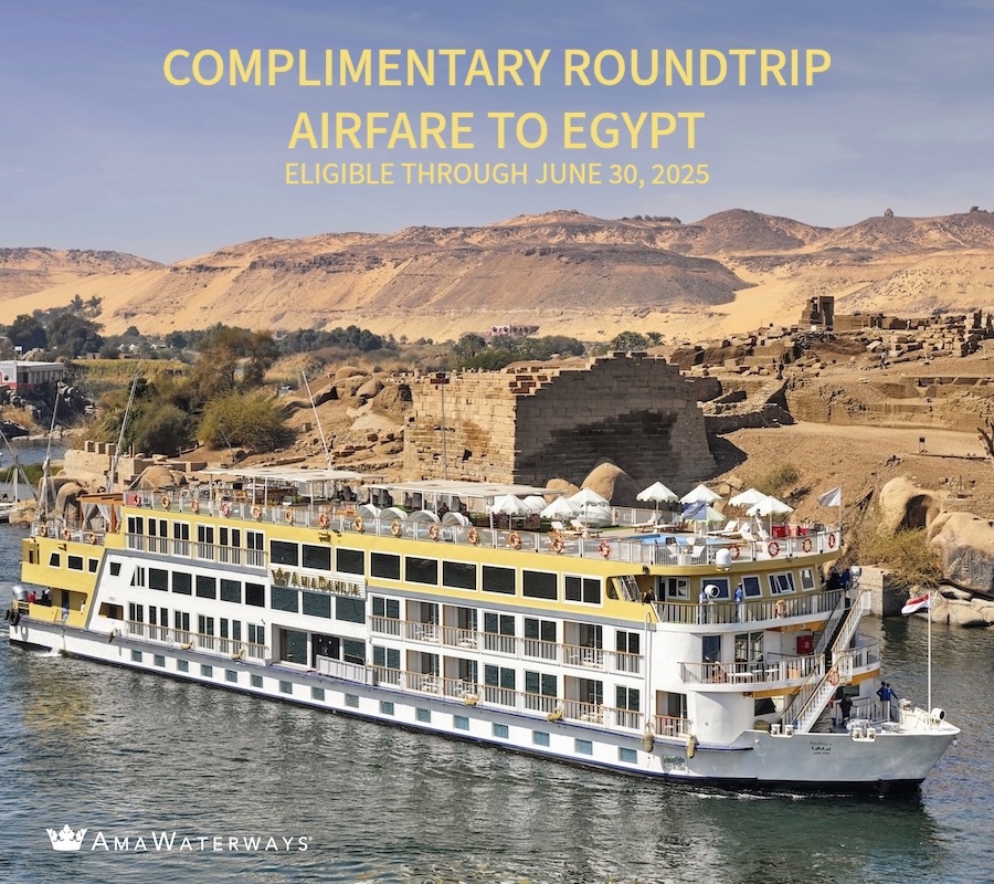 Free Round Trip Air – Secrets of Egypt & the Nile